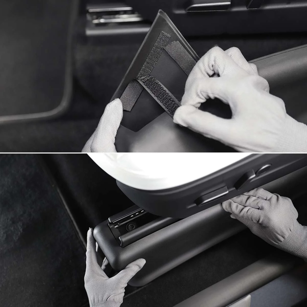 Seat Track Cover for Tesla Model Y, Corner Seat Wrap Protector Kit--Pack of 3