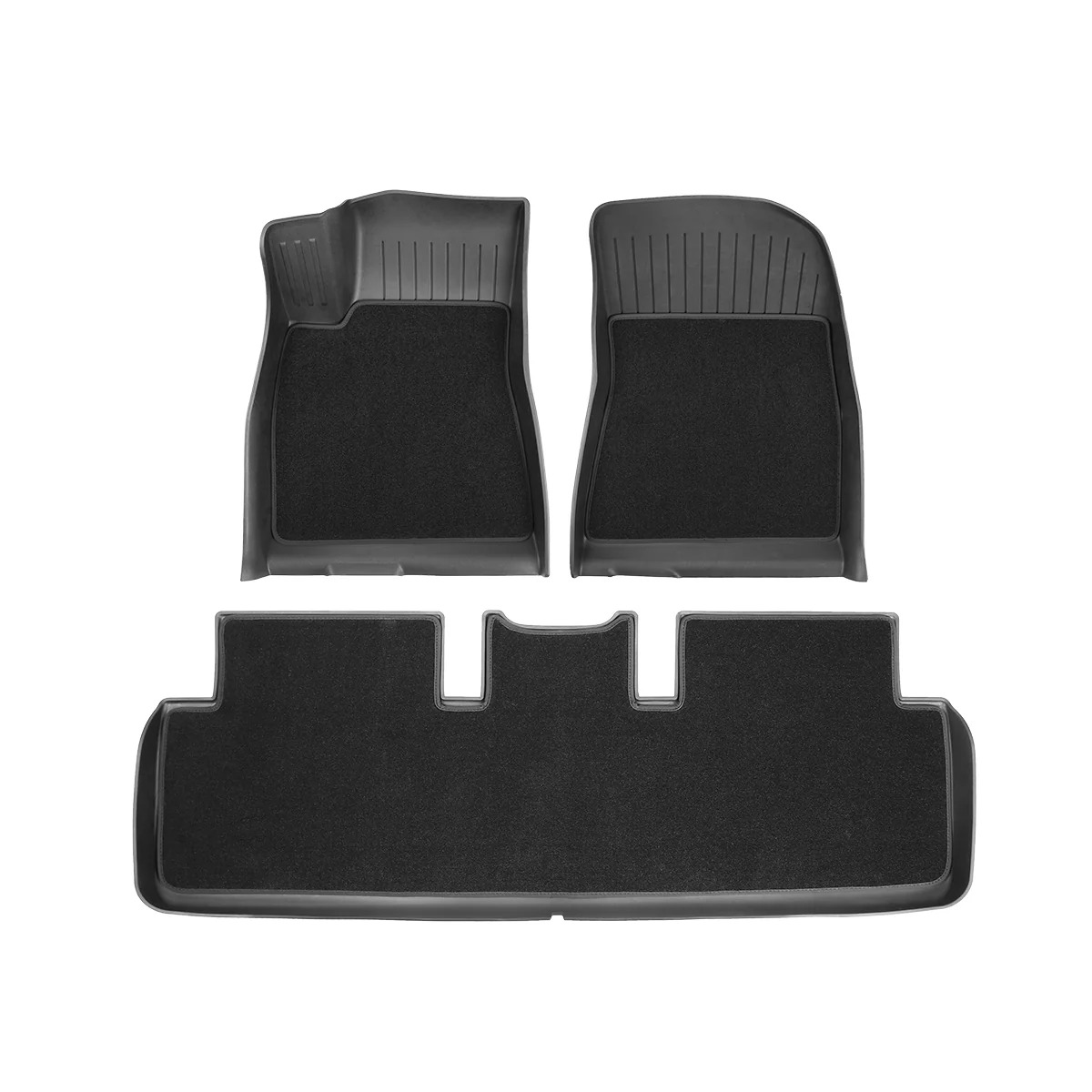 Dual-Layer Eco-Friendly All Weather Interior Liners for Model 3/Y