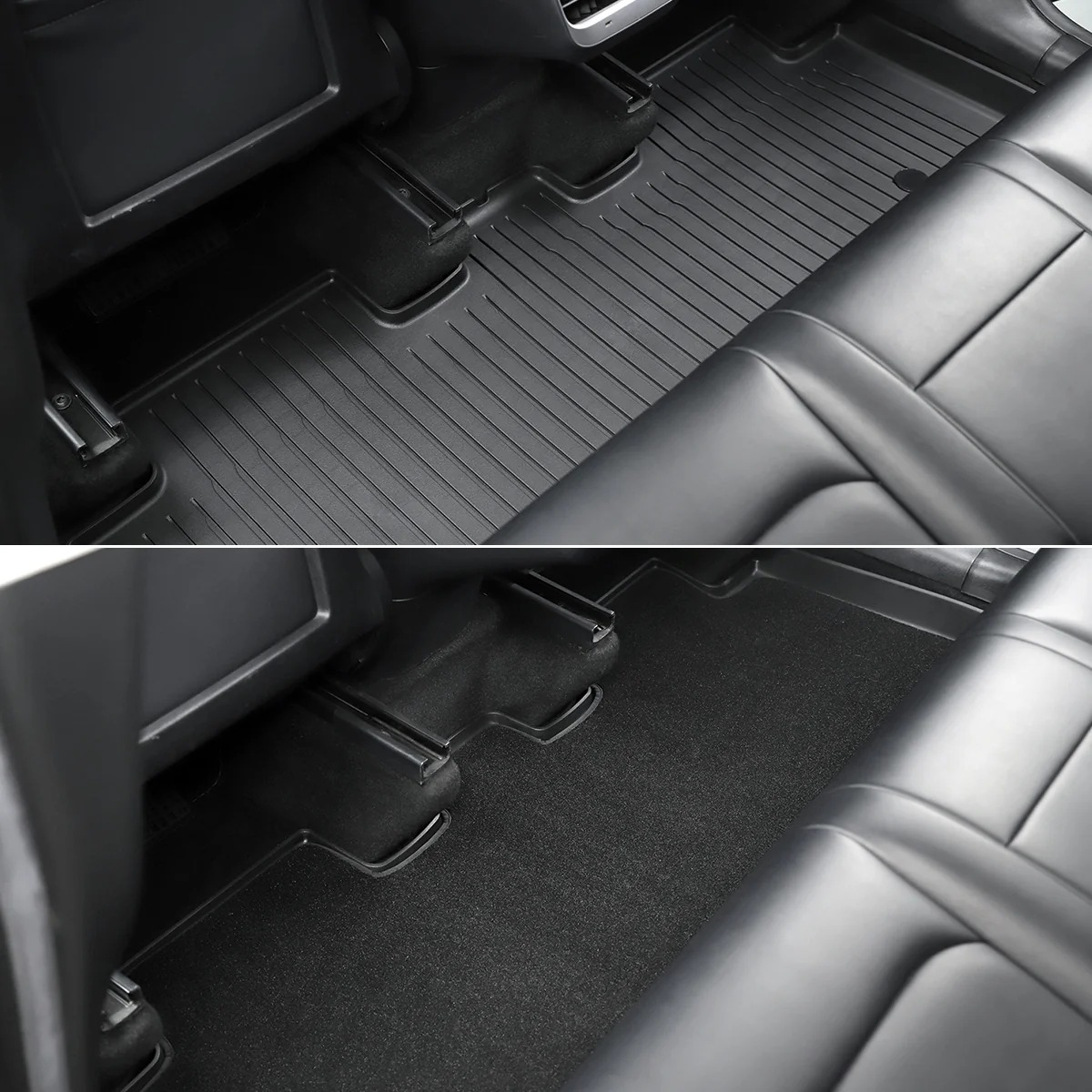 Dual-Layer Eco-Friendly All Weather Interior Liners for Model 3/Y
