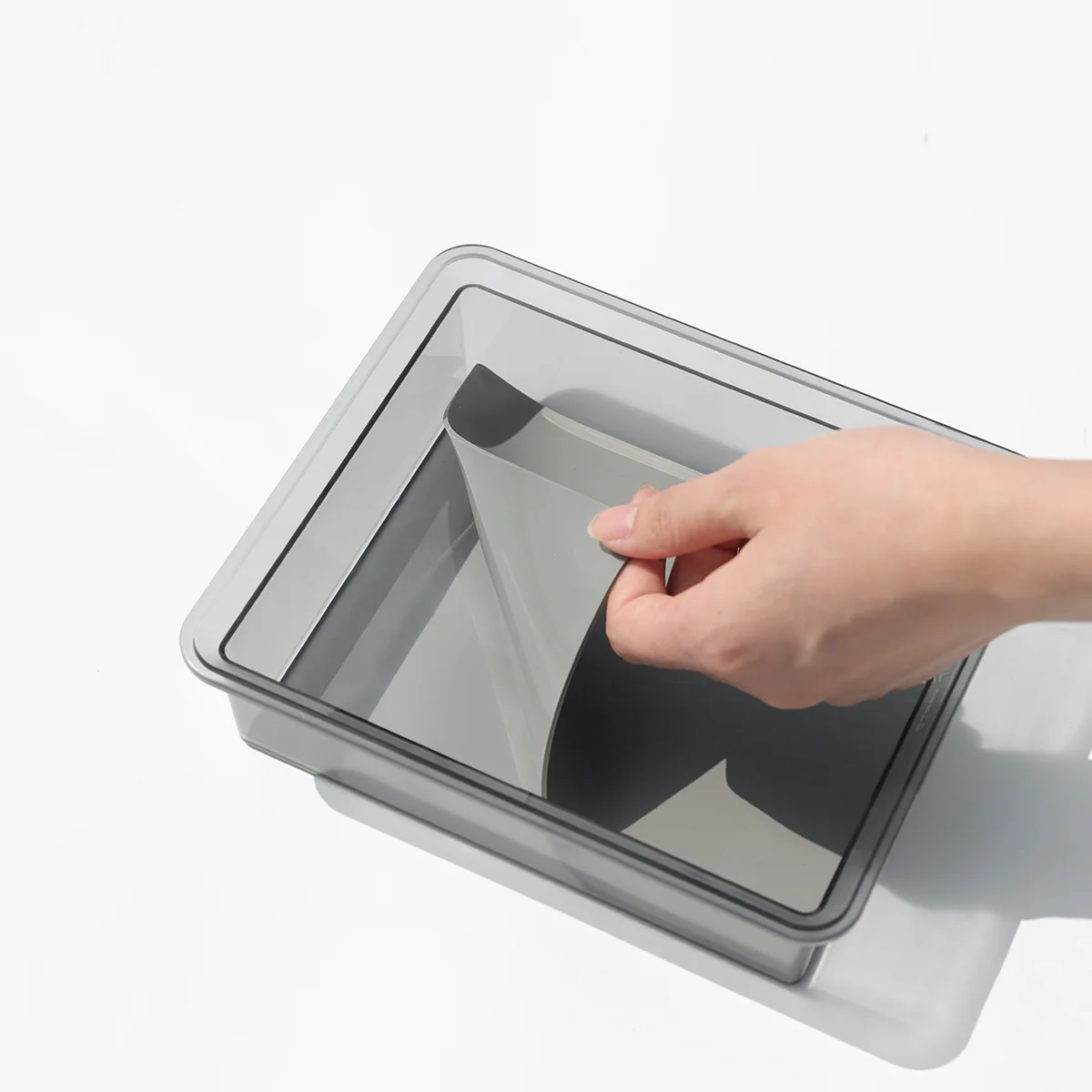 Armrest Clear Storage Box/Gen 2.0 Console Clear Storage Drawer for Model 3/Y