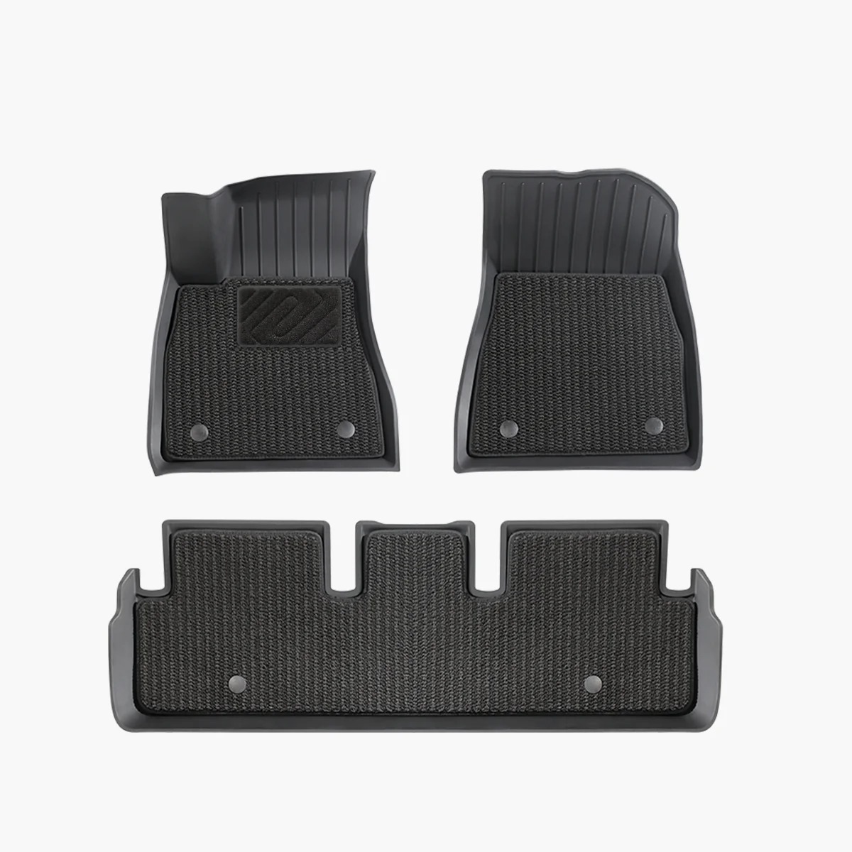 Dual-Layer Eco-Friendly All Weather Interior Liners for Model 3 