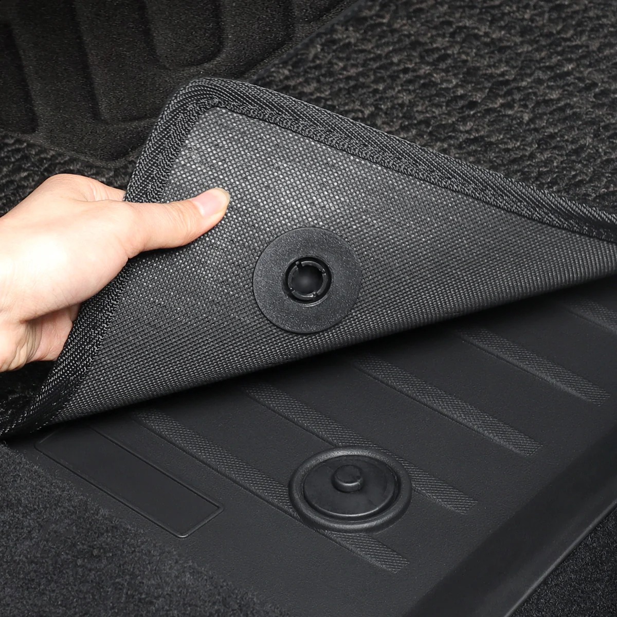 Dual-Layer Eco-Friendly All Weather Interior Liners for Model 3 