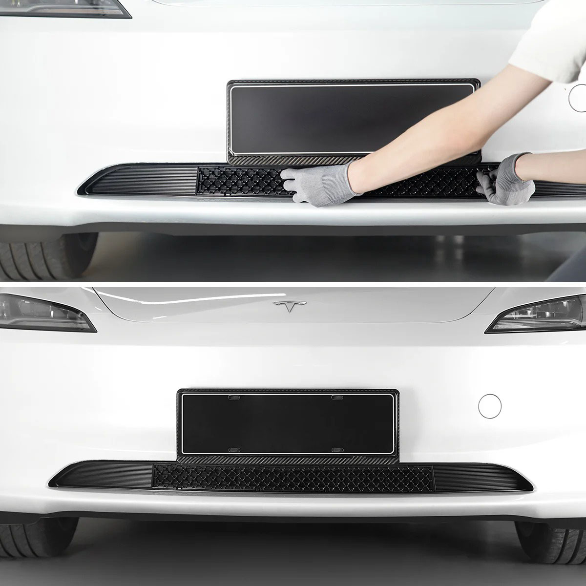 Front Grille Mesh Radiator Cover Guard for Model 3