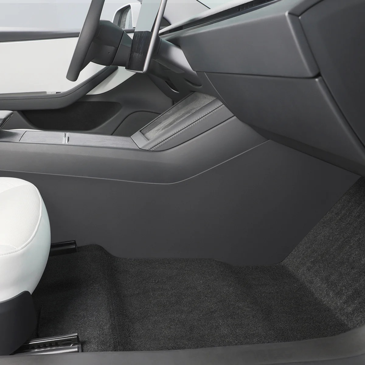 Center Console Side Panel Anti-Kick Pad for Model 3/Y