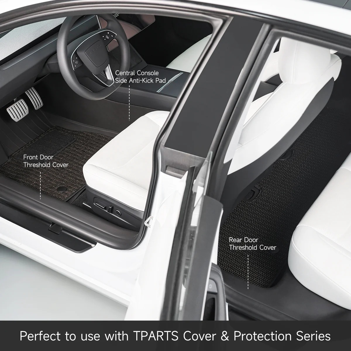 Front/Rear Door Threshold Cover for Model 3/Y