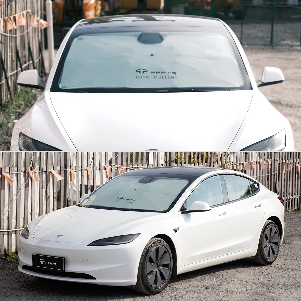 Windshield Sunshade Umbrella for Model 3/Y