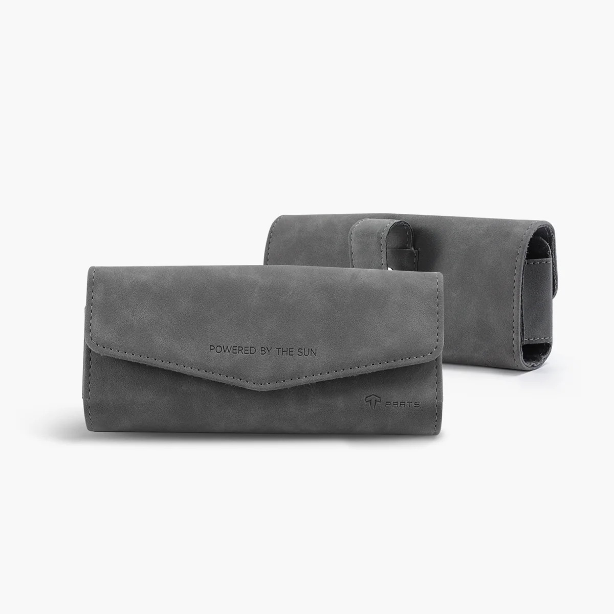 Suede Magnetic Closure Visor Sunglasses Case