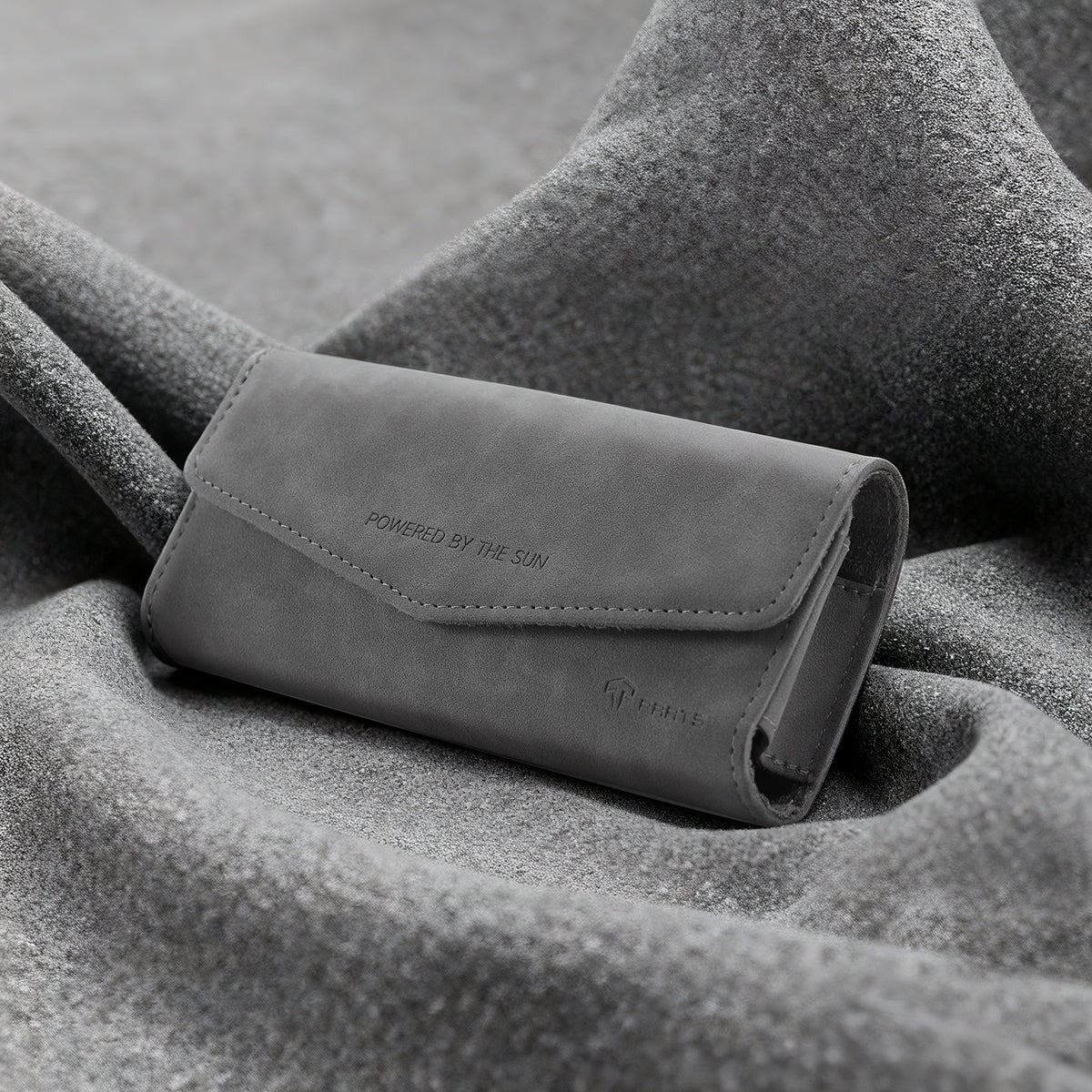 Suede Magnetic Closure Visor Sunglasses Case