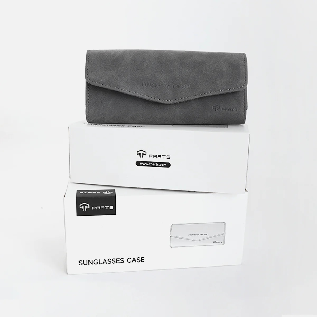 Suede Magnetic Closure Visor Sunglasses Case