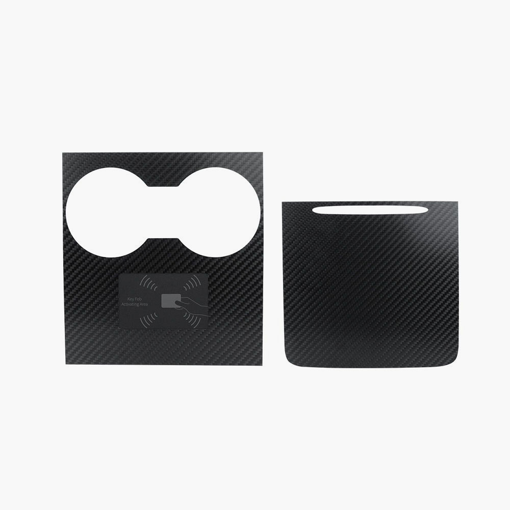 Real Carbon Fiber Console Cover for Model 3/Y