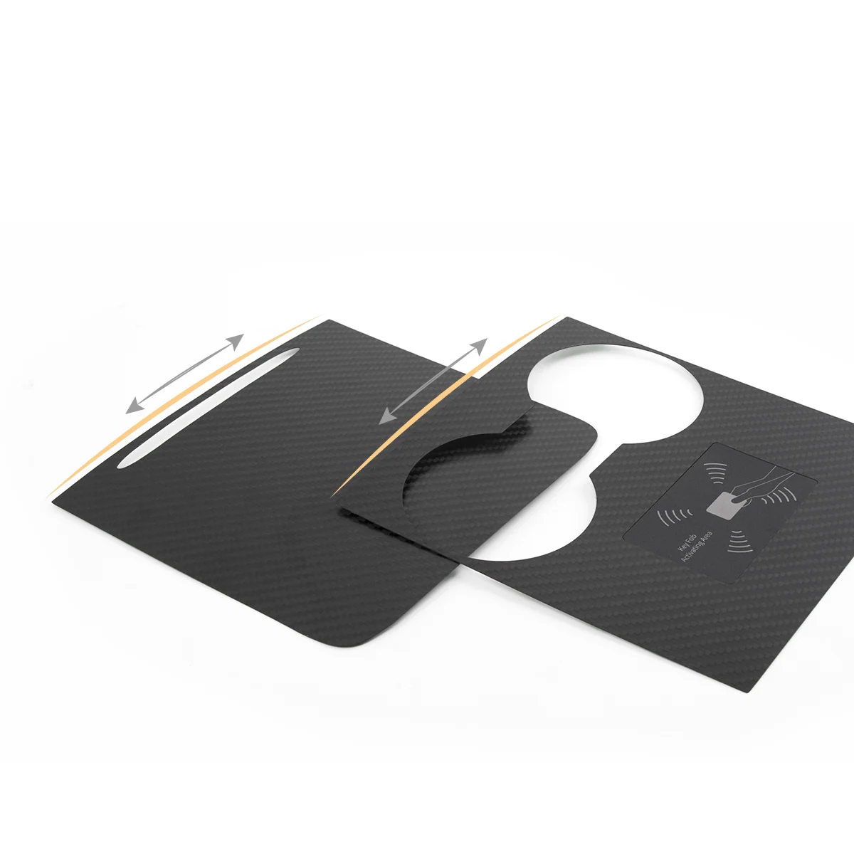 Real Carbon Fiber Console Cover for Model 3/Y