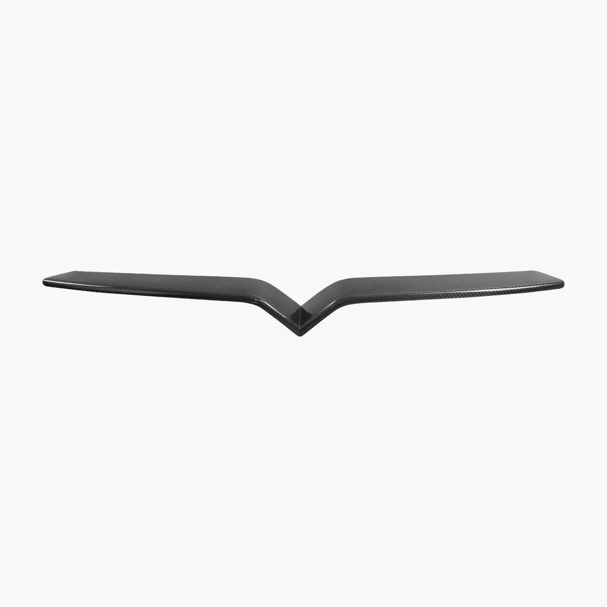 Real Carbon Fiber Front Center Grille Trim Cover for Model S/X