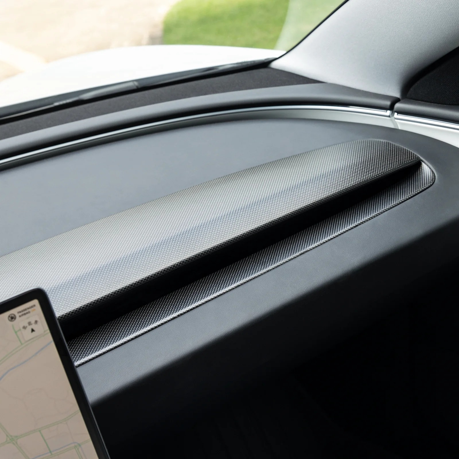 Real Carbon Fiber Dashboard for Model 3/Y