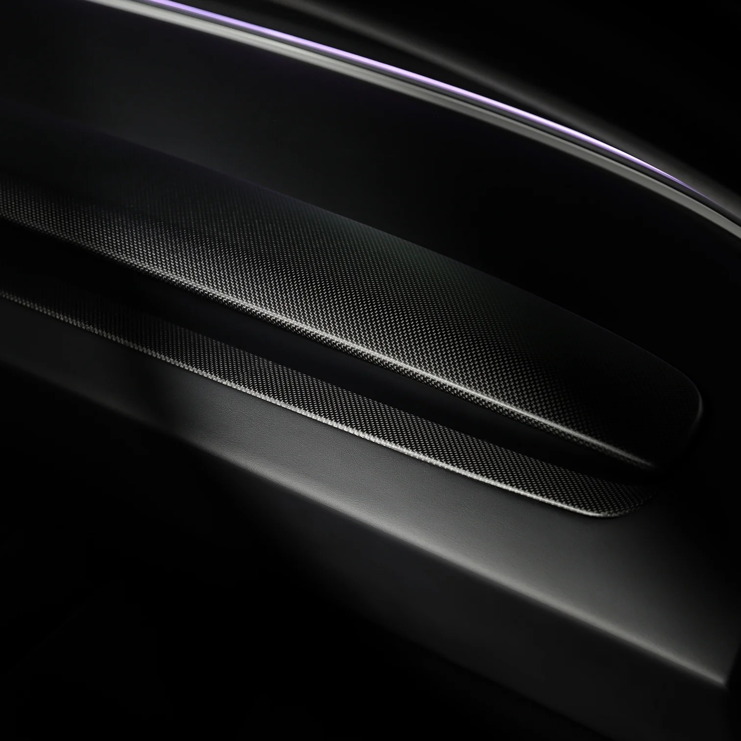 Real Carbon Fiber Dashboard for Model 3/Y