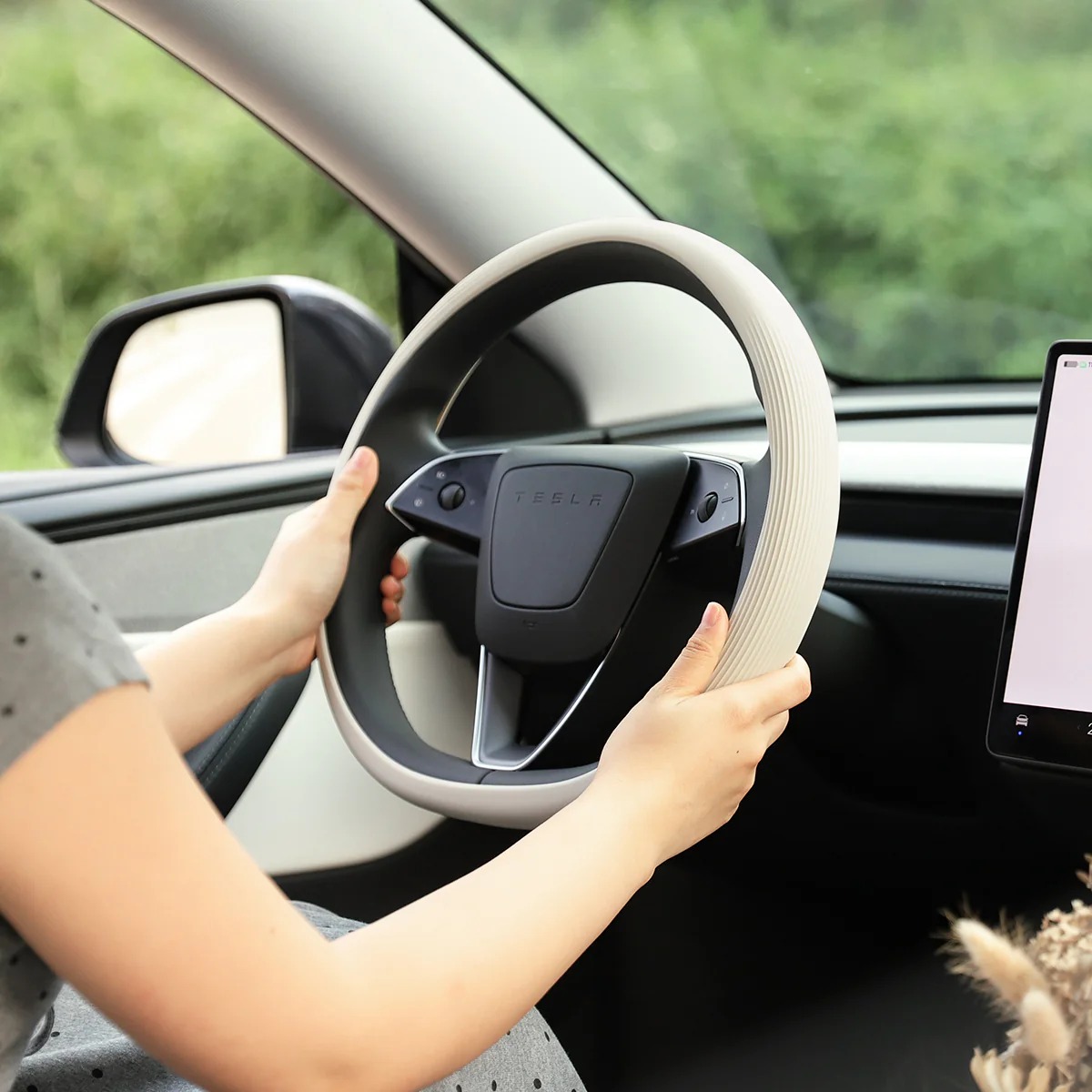 Silicone Steering Wheel Cover for Model 3/Y