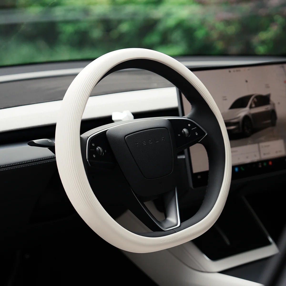 Silicone Steering Wheel Cover for Model 3/Y
