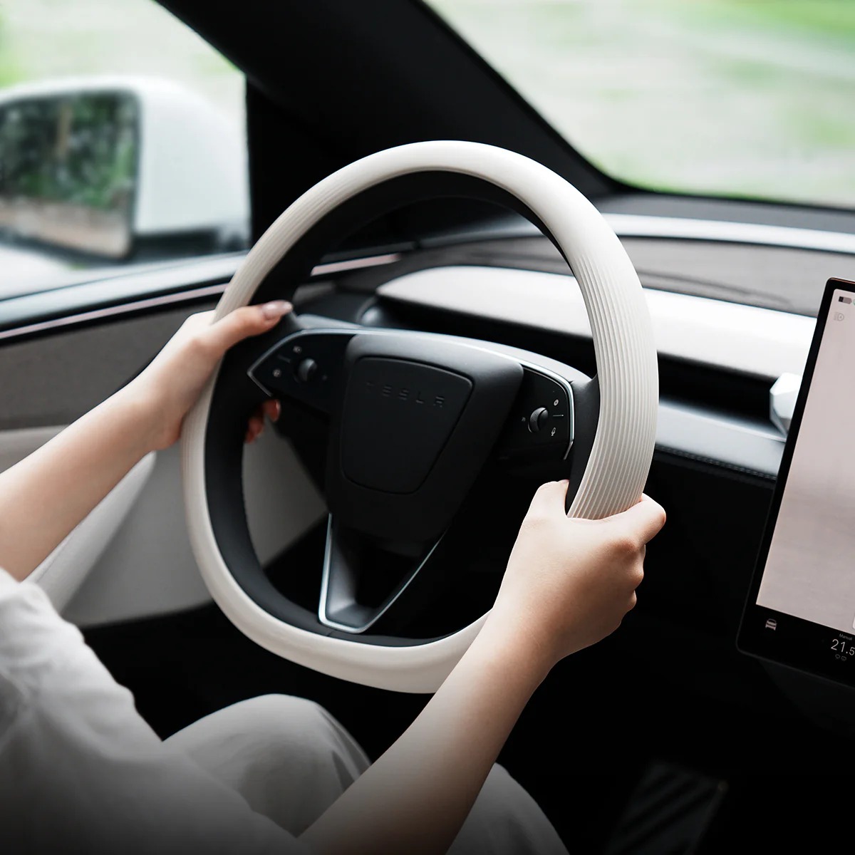 Silicone Steering Wheel Cover for Model 3/Y