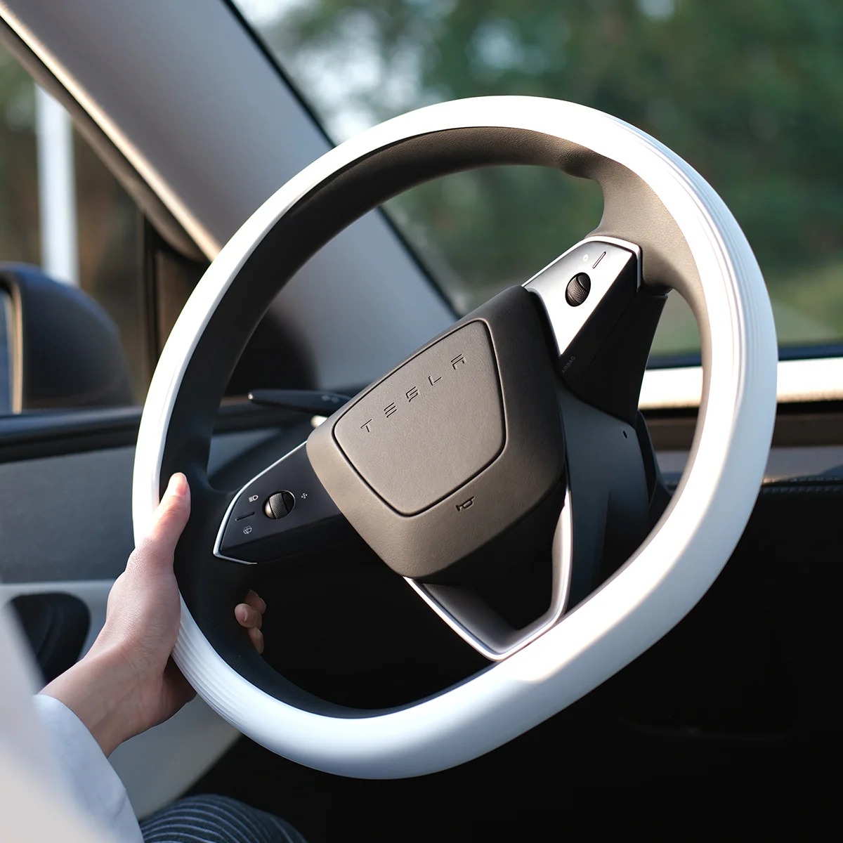 Silicone Steering Wheel Cover for Model 3/Y