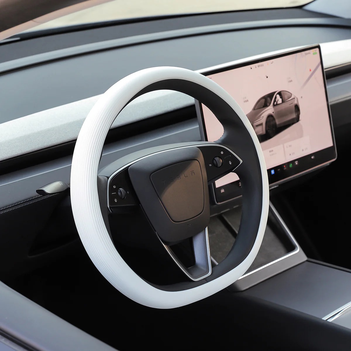 Silicone Steering Wheel Cover for Model 3/Y