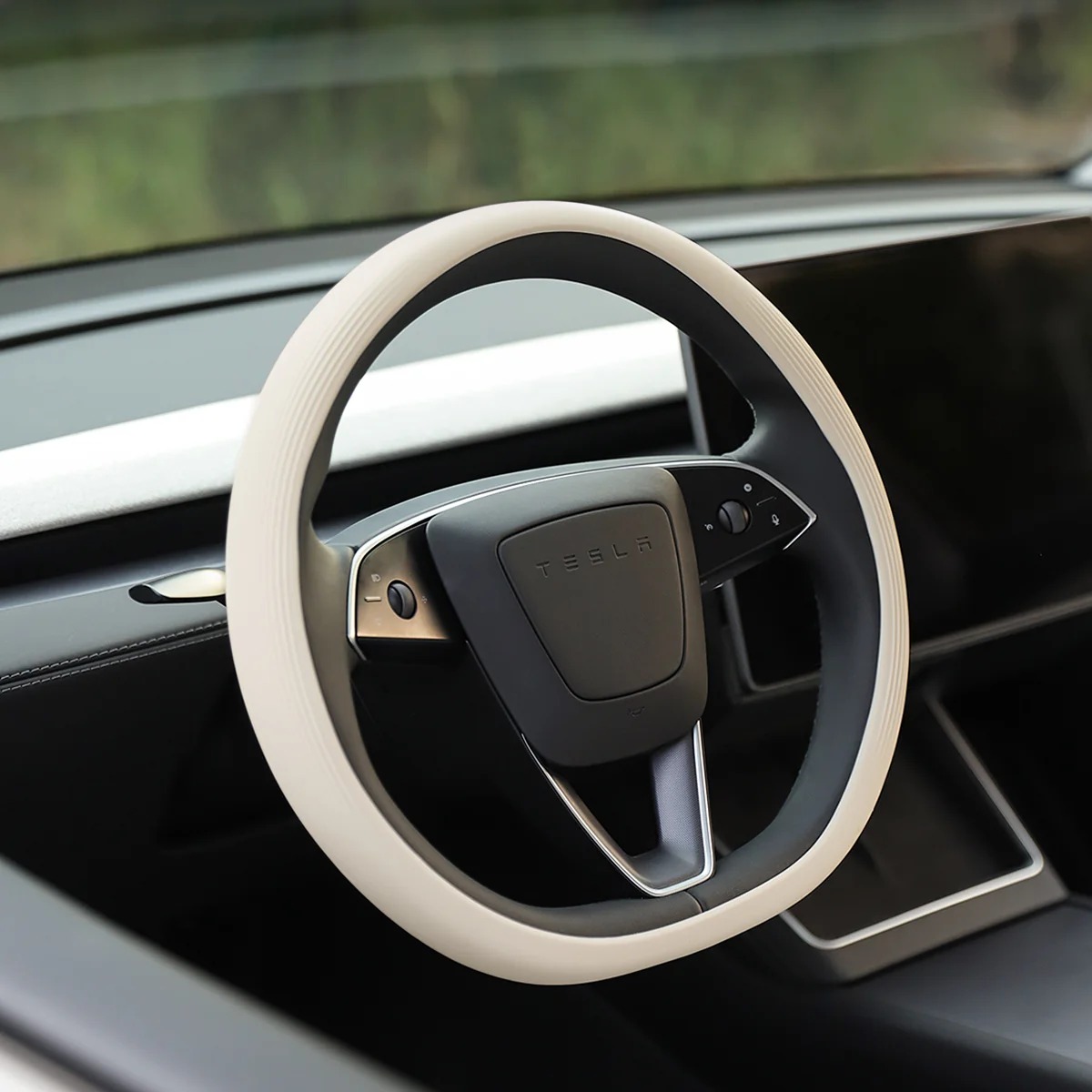 Silicone Steering Wheel Cover for Model 3/Y