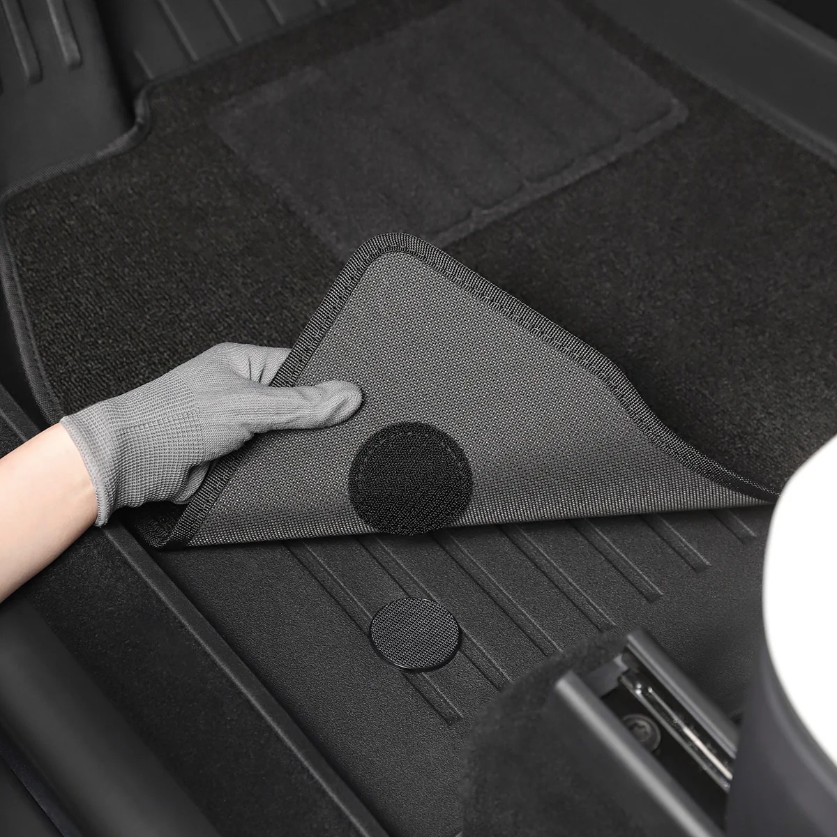 Dual-Layer Eco-Friendly All-Weather Interior Liners for Model Y