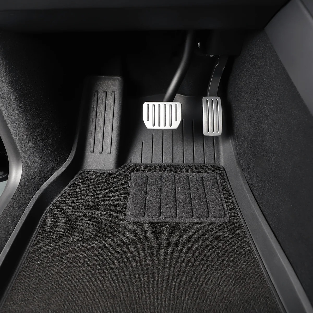 Dual-Layer Eco-Friendly All-Weather Interior Liners for Model Y