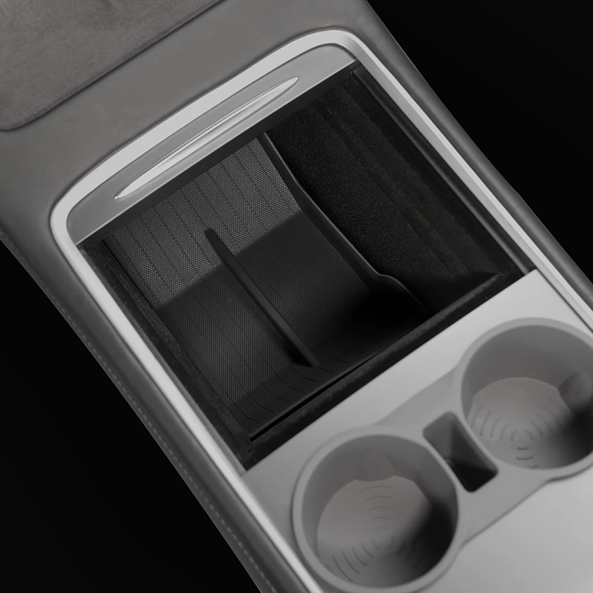 Center Console/Armrest TPE Bottom Pad for Model 3/Y