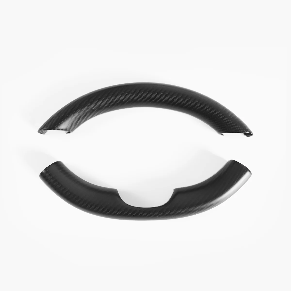 Real Carbon Fiber Steering Wheel Cover for Model 3/Y