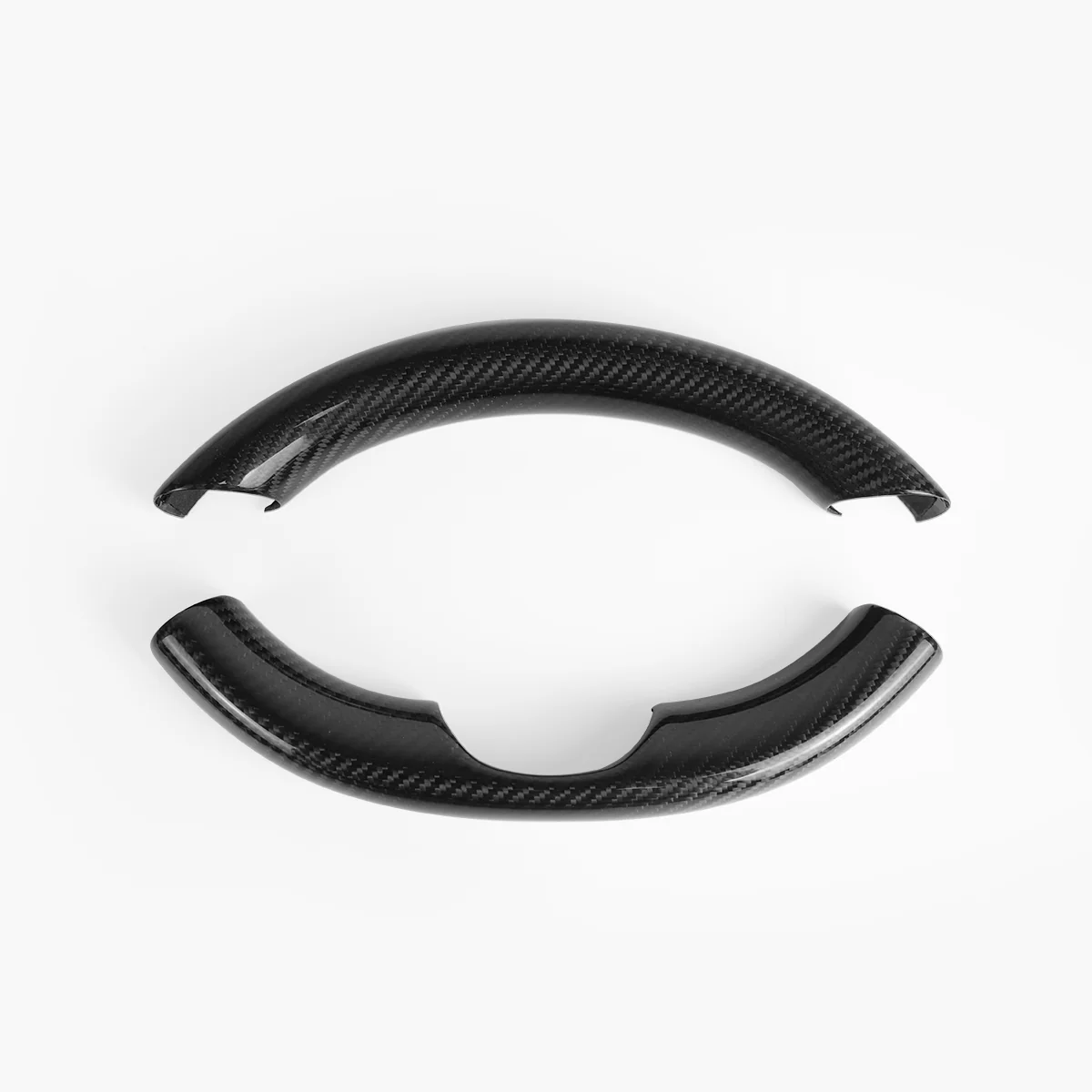 Real Carbon Fiber Steering Wheel Cover for Model 3/Y