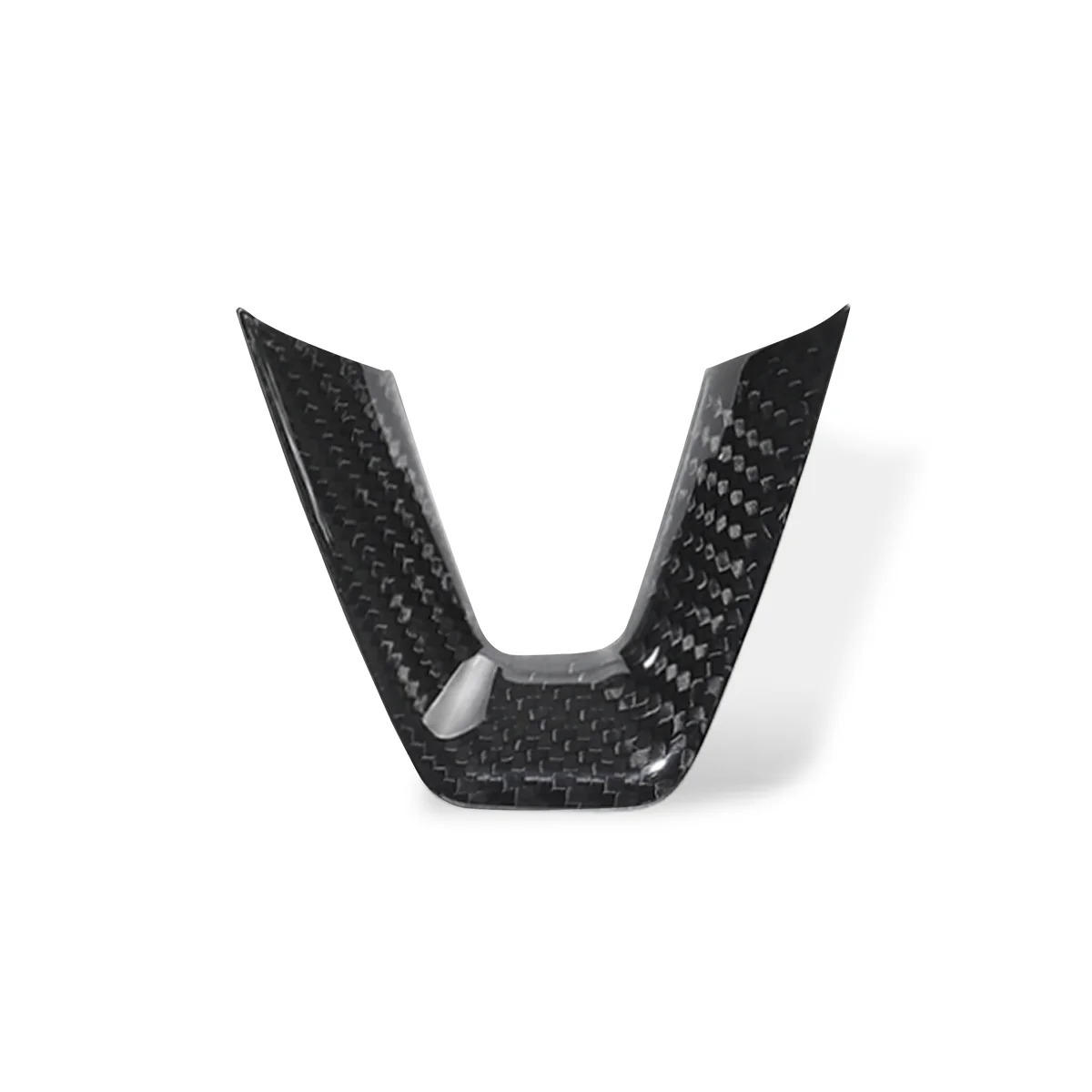 Real Carbon Fiber Steering Wheel Cover for Model 3/Y