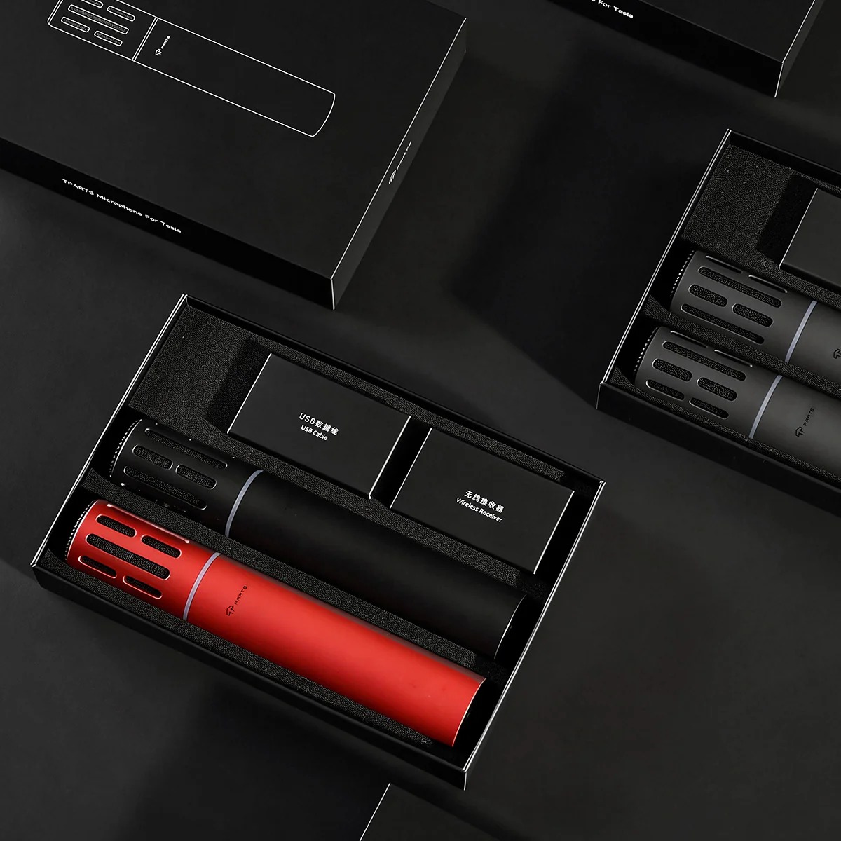 Wireless Karaok Microphone for Tesla (Set of Two)