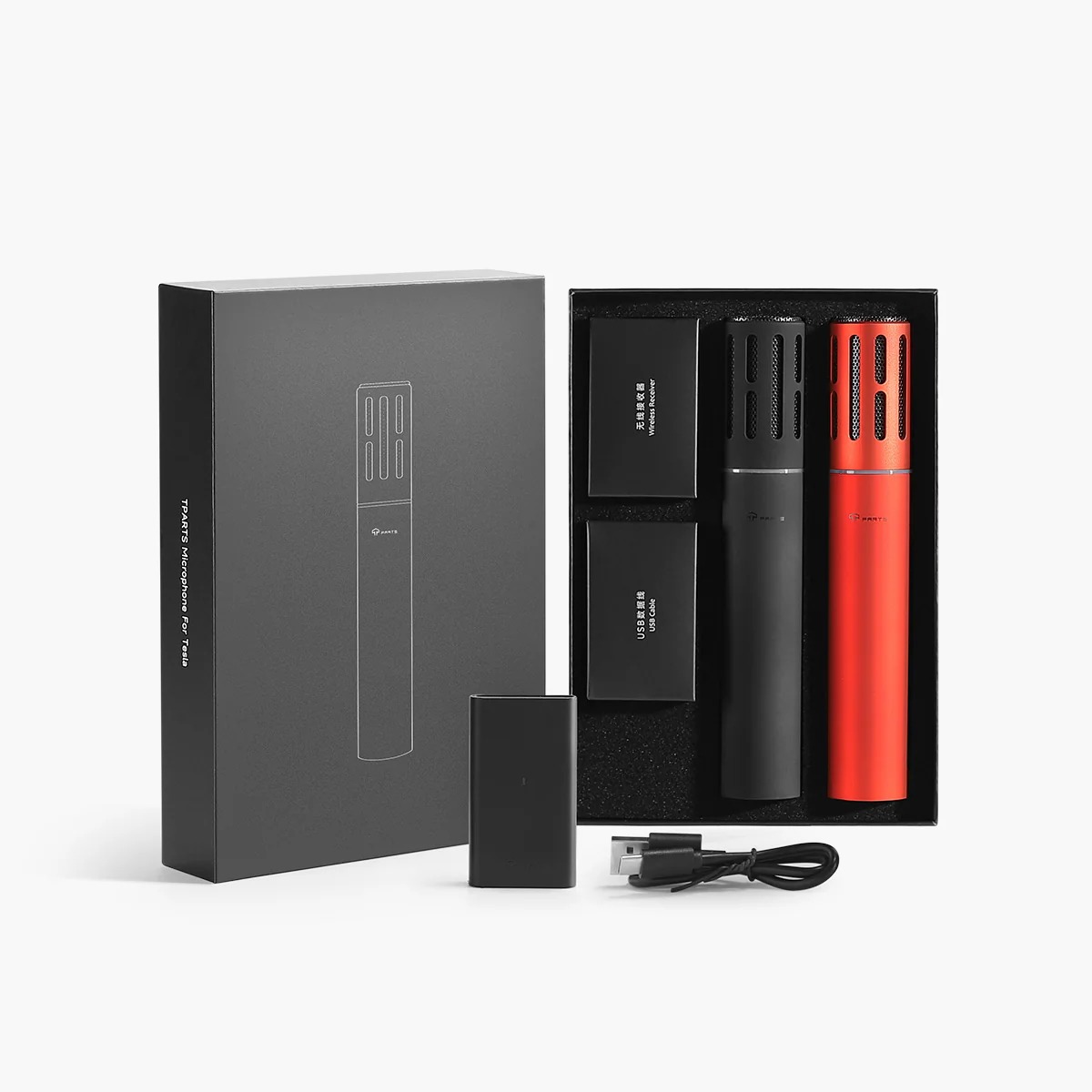 Wireless Karaok Microphone for Tesla (Set of Two)