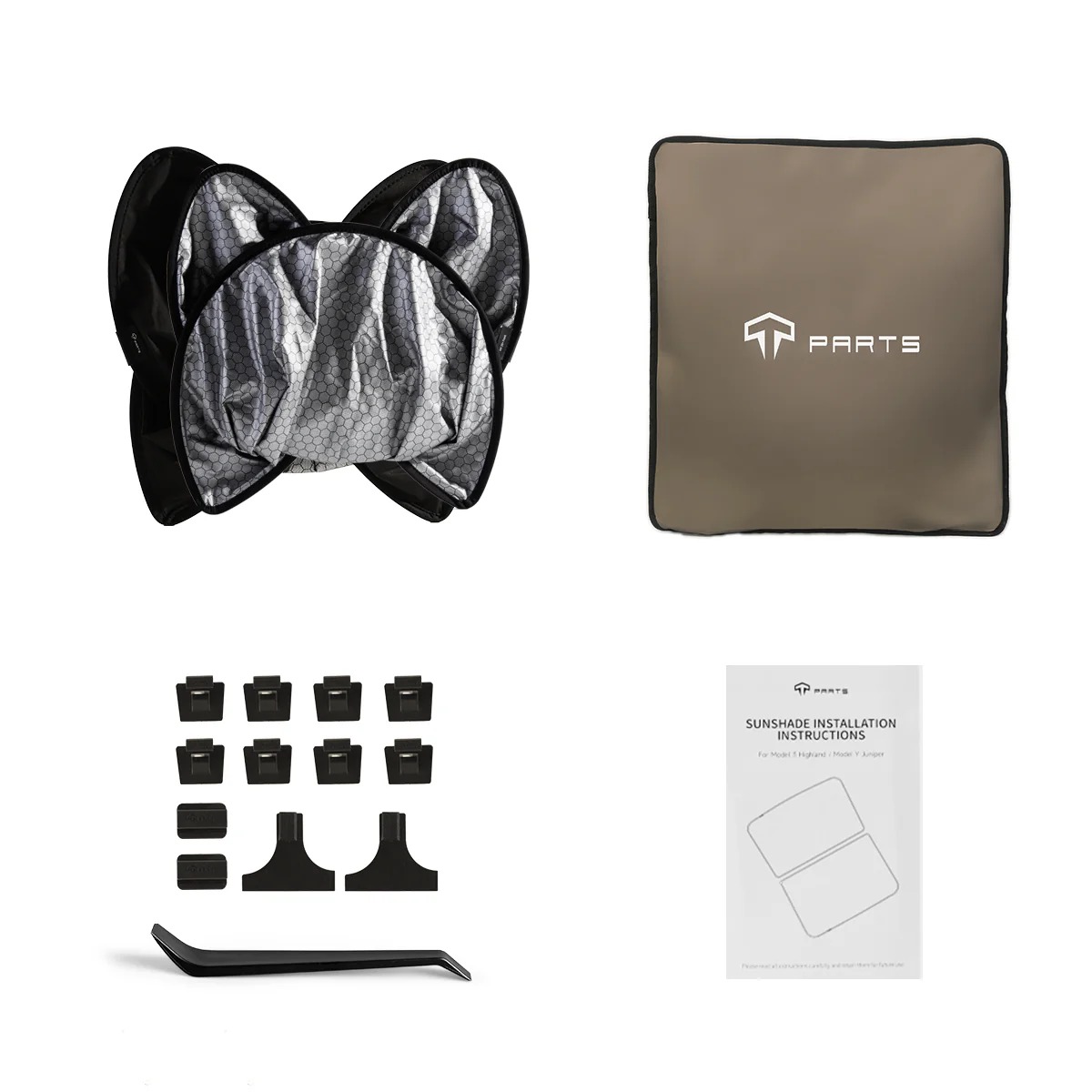 High-Density Titanium Silver Honeycomb Double-Layer Sunshade
