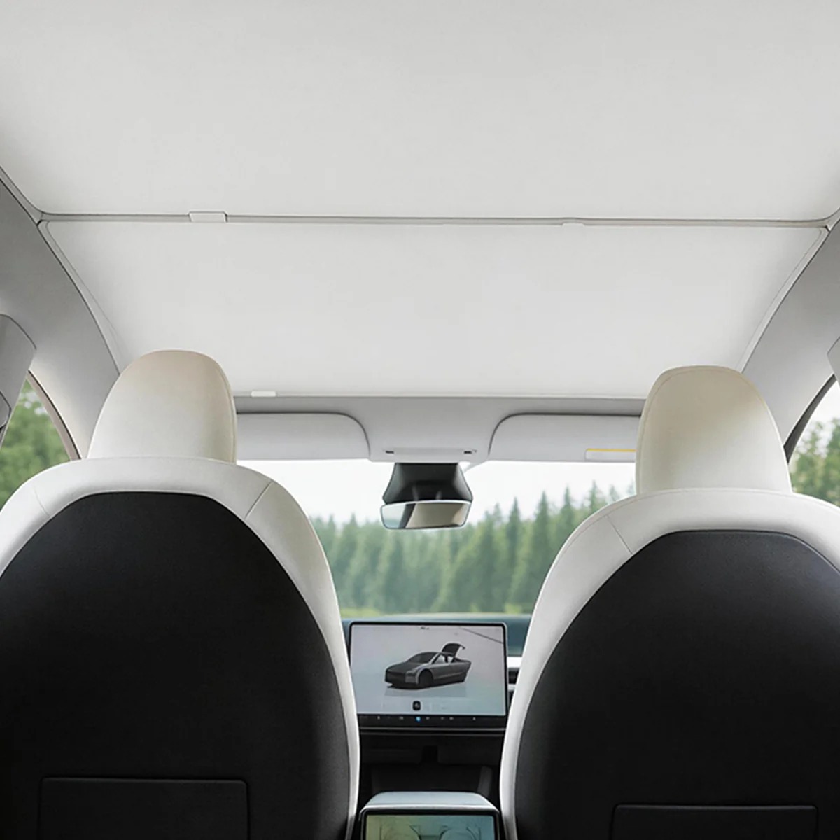 High-Density Titanium Silver Honeycomb Double-Layer Sunshade