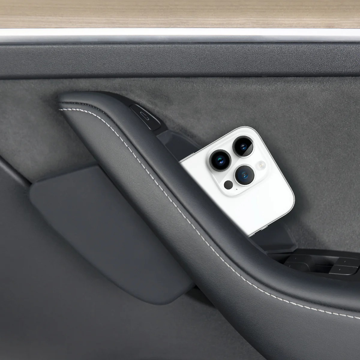 Silicone Door Handle Storage Box for Model 3/Y