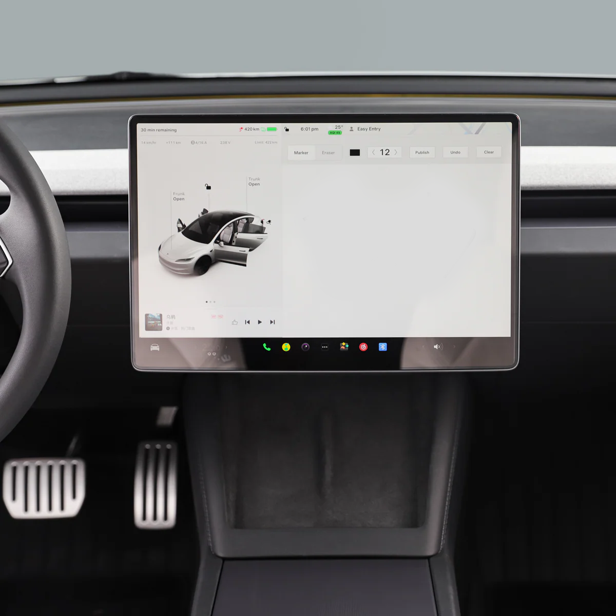 Tempered Glass Screen Protector for Model 3/Y