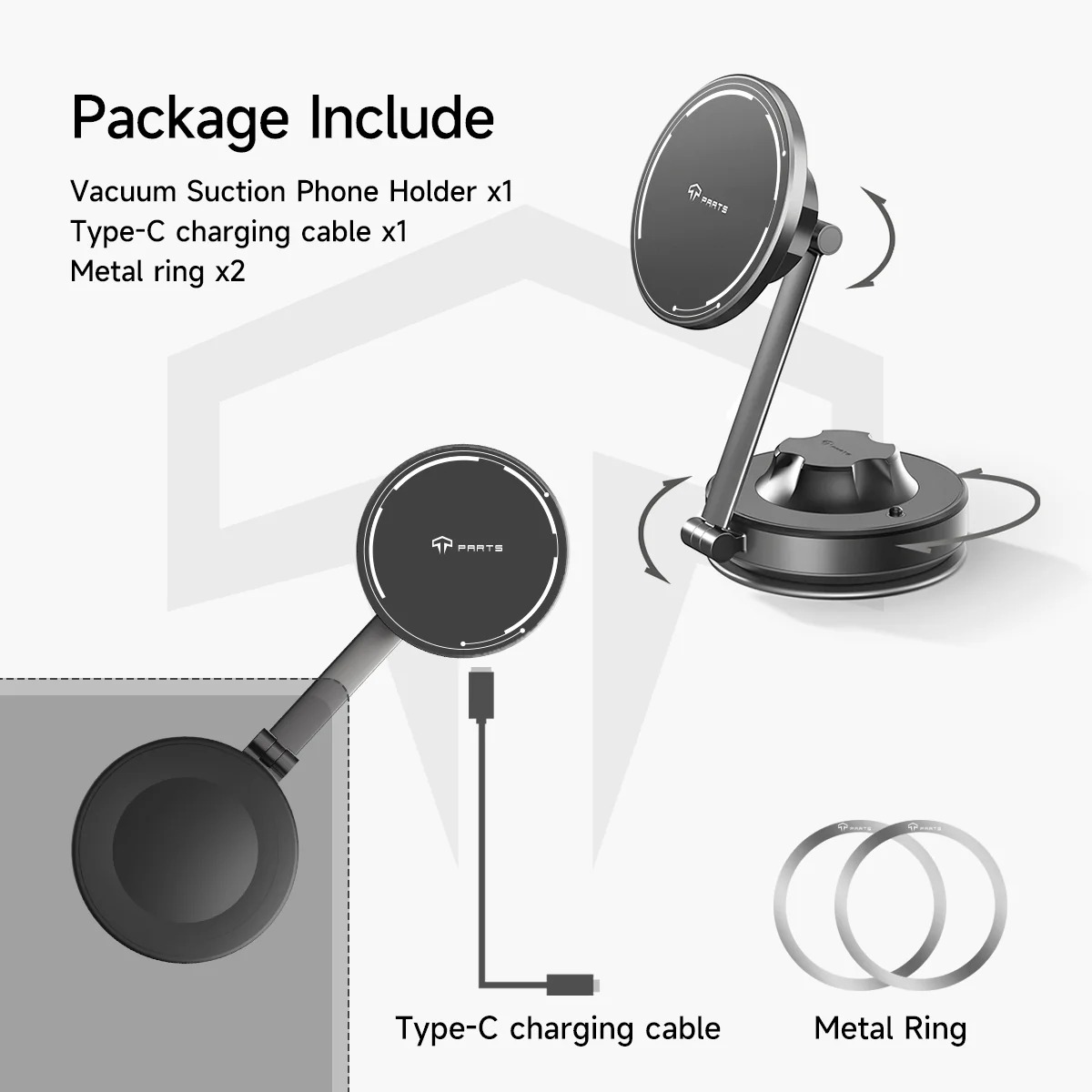 Vacuum Suction Phone Holder