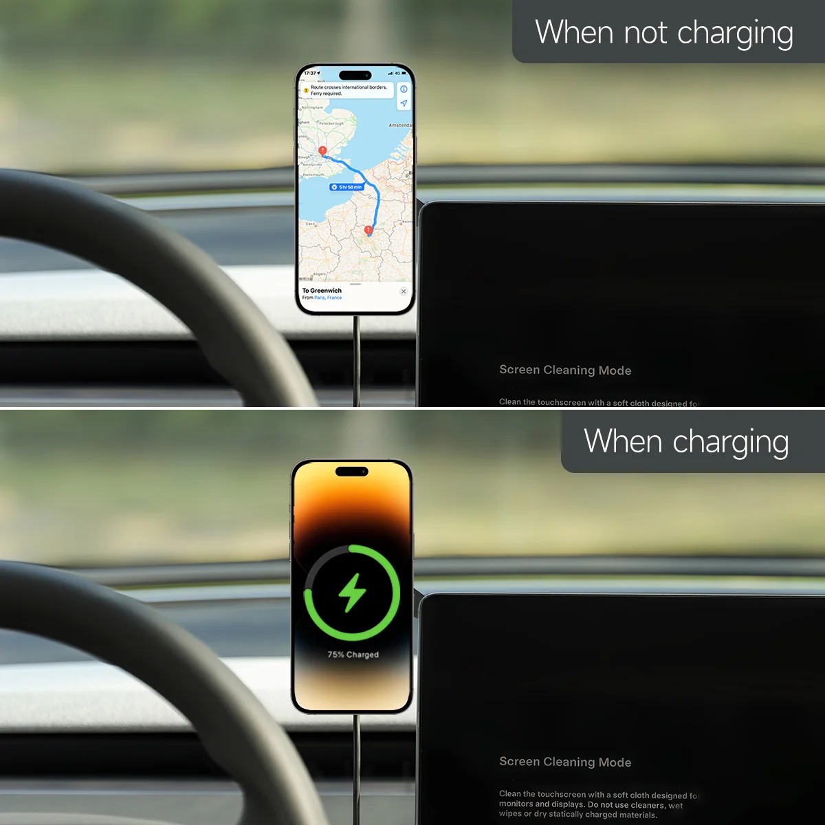 Vacuum Suction Phone Holder