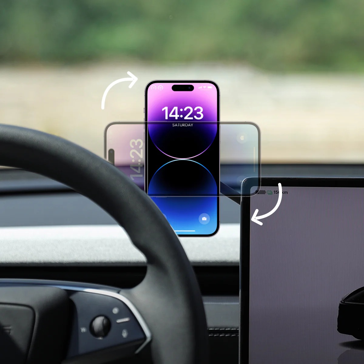 Vacuum Suction Phone Holder