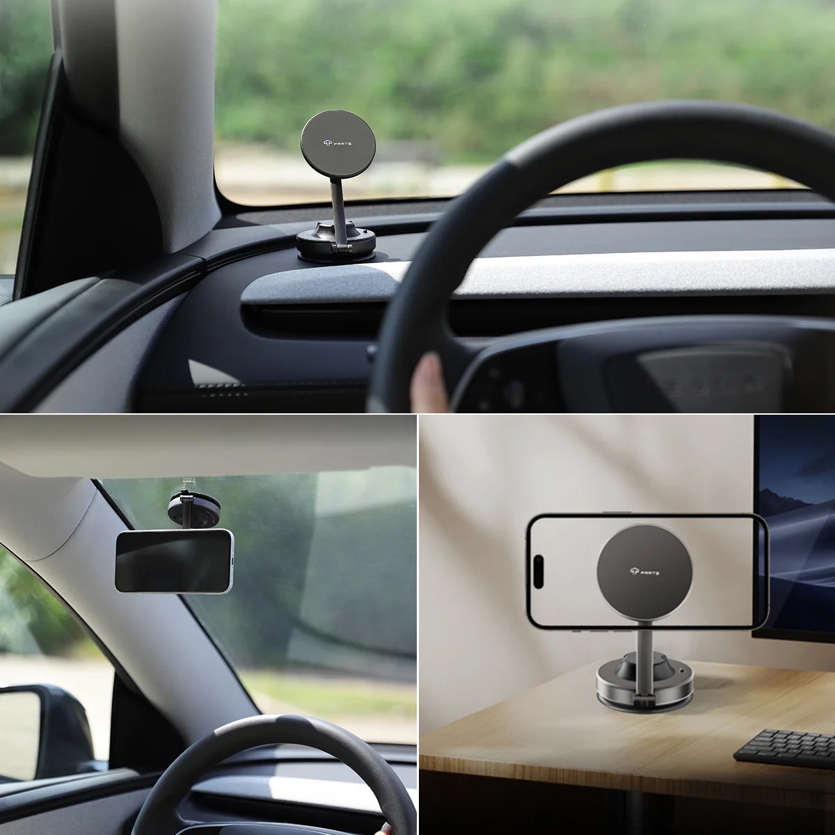 Vacuum Suction Phone Holder
