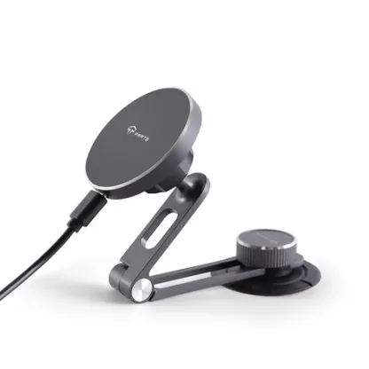 TaddonFoldable Magnetic Wireless Charging (Qi & MagSafe) Cellphone Mount for Tesla