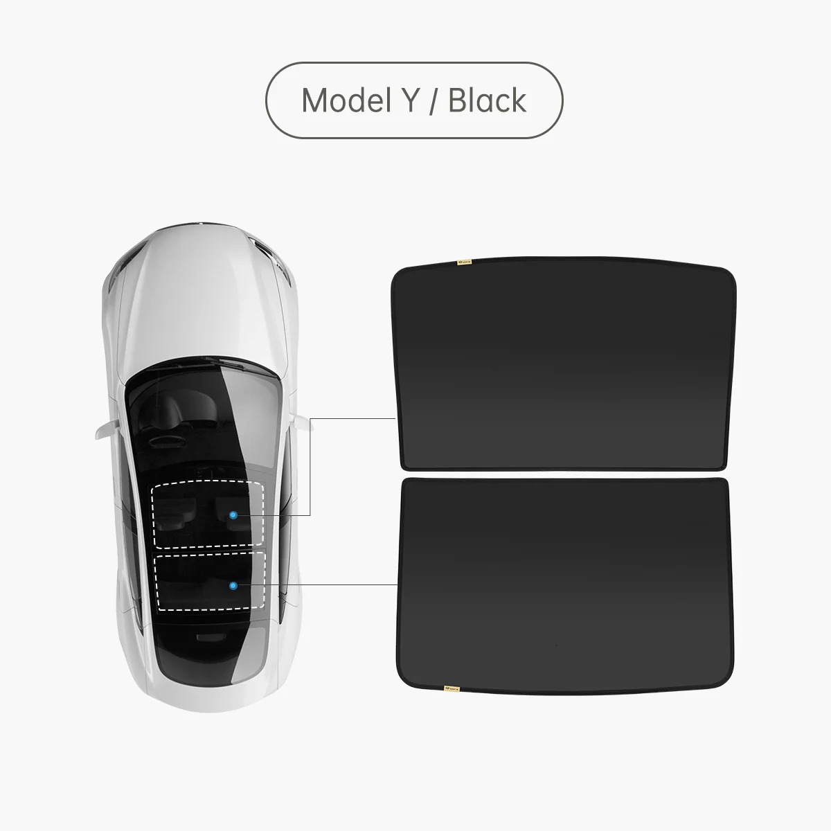 Glass Roof Sunshade for Model Y