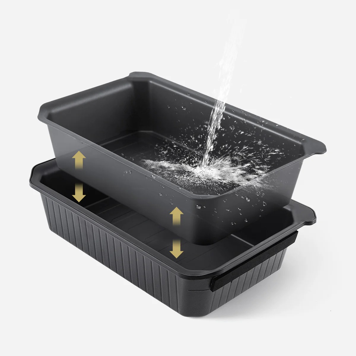Dual-Layer Under Seat Storage Drawer for Model Y