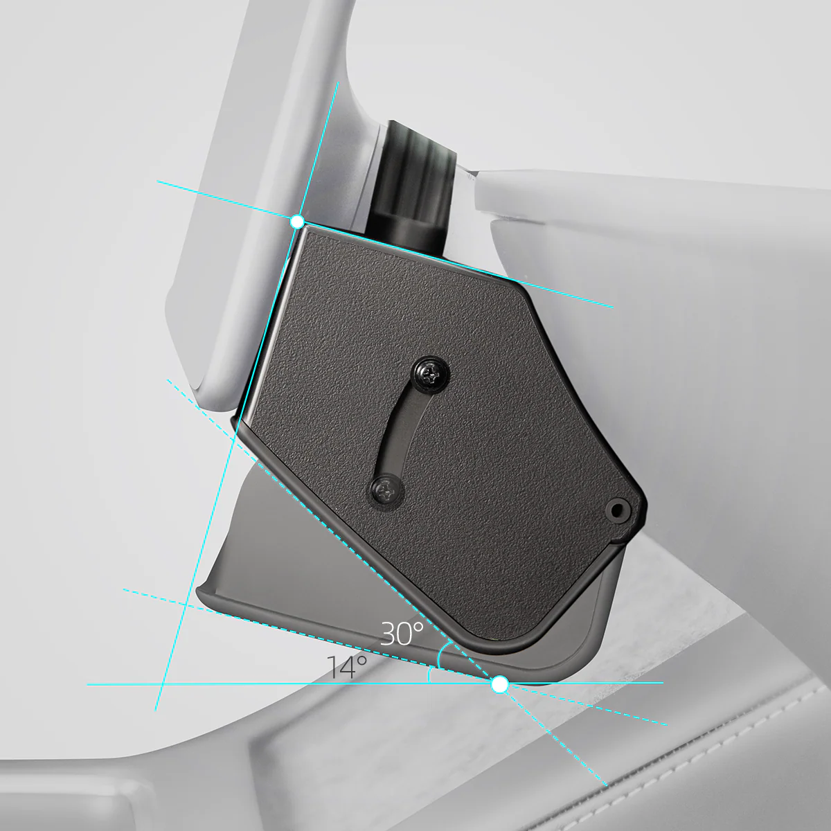 Hidden Magnetic Under Screen Storage Box for Model 3/Y