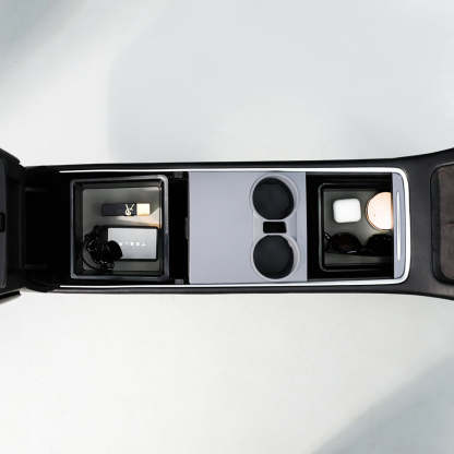 TaddonArmrest Clear Storage Box/Gen 2.0 Console Clear Storage Drawer for Tesla Model Y & Model 3