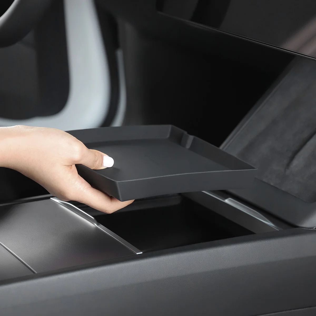 Armrest/Console Silicone Bottom Pad for Model 3/Y