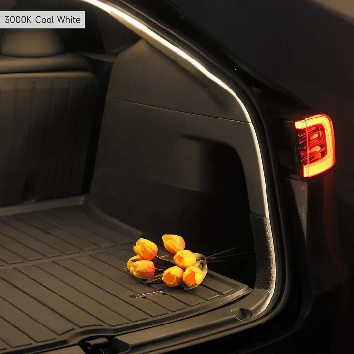 TaddonTrunk LED Strip for Model Y – Warm & Cool White (3000K & 6000K)