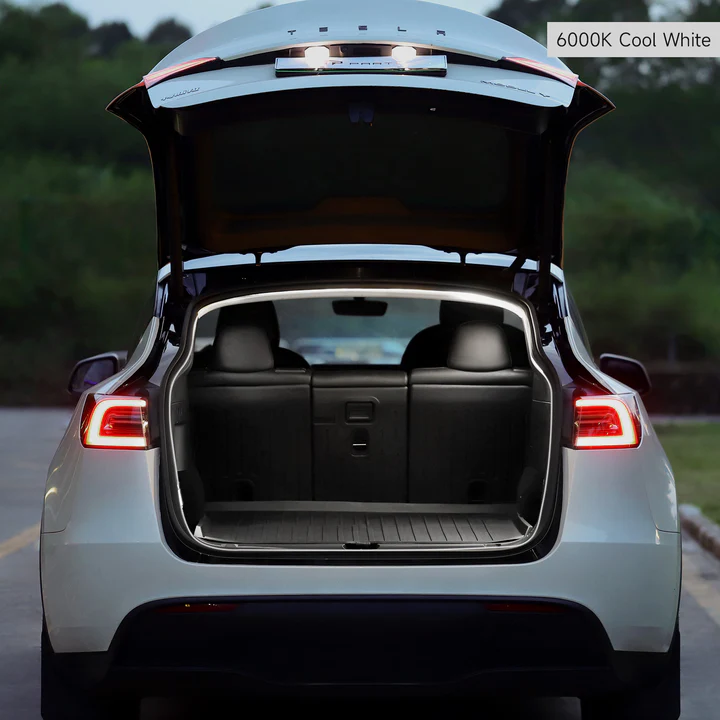 TaddonTrunk LED Strip for Model Y – Warm & Cool White (3000K & 6000K)