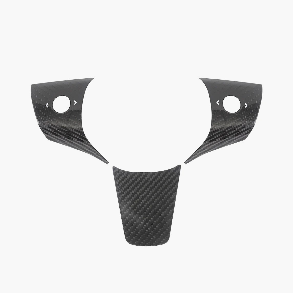 Real Carbon Fiber Steering Wheel Cover for Model 3/Y