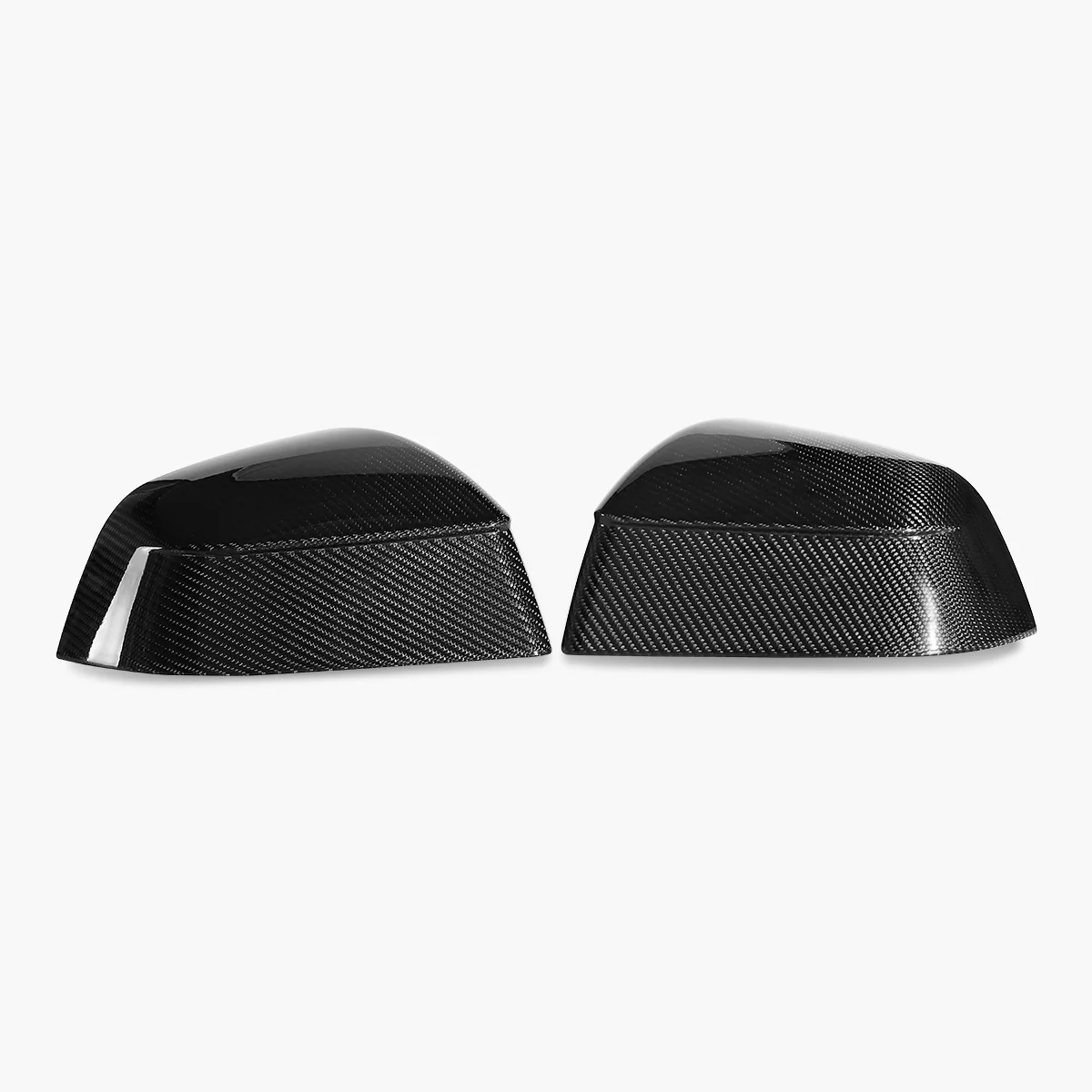 Carbon Fiber Side View Mirror Covers for Model Y